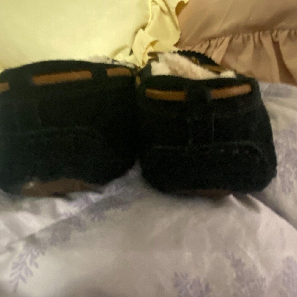 UGG  Size 9 Olsen Slippers  Suede House Shoe Moccasins - Picture 7 of 14